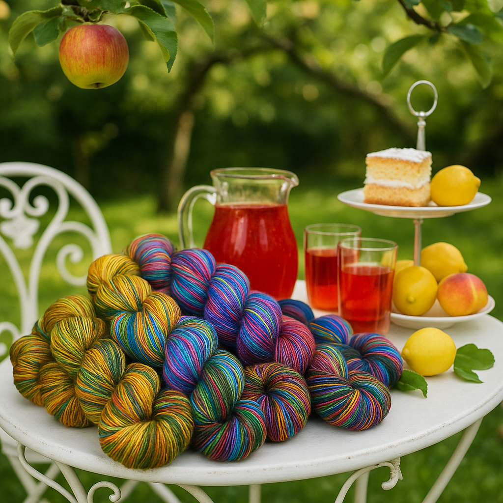 Uneek Fingering håndfarvet garn