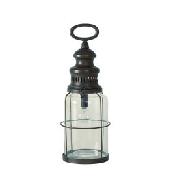 Lanterne m/LED i farmhouse stil