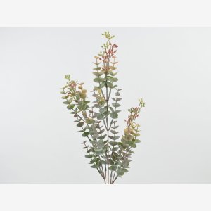 Kunstig eukalyptus med gr�nne blade  3 grene | 65 cm