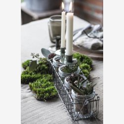 Spyd til bede eller kronelys. Grn