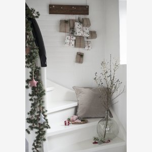 Klodsbundspose Christmas village H 22,5, B 9