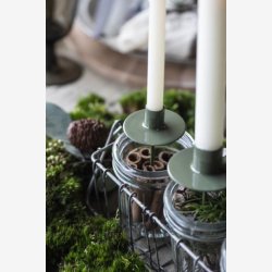 Spyd til bede eller kronelys. Grn