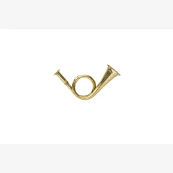 Trompet deko. L 18 cm