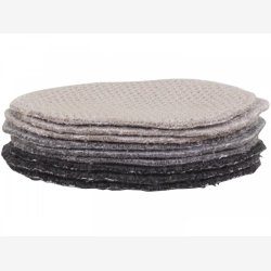 Rondel genanvendelig, st af 9 stk.  Grlige toner