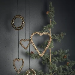 Dekohjerte med klokker, lille