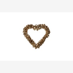 Dekohjerte med klokker, lille