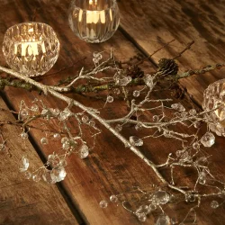 Gren m/krystal sten H75cm plas