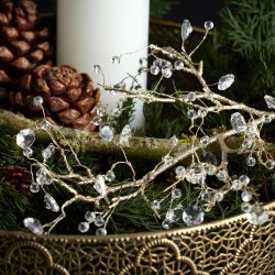 Gren m/krystal sten H75cm plas