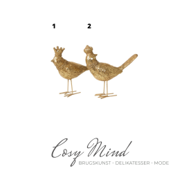 Guldfugl. 2 ass. Prisen er pr. stk.