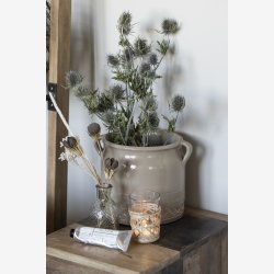 Apotekerglas til bedelys, Harlekin