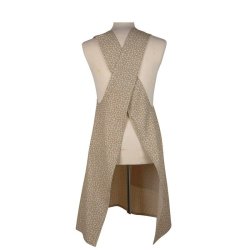 Siri Forklde hrfarvet med hvide blomster