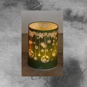 Hurricane med motiv og LED, Grn