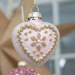 Julekugle hjerte, Rosa