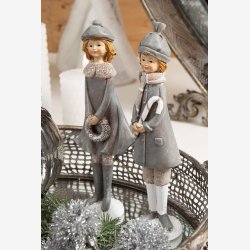 Jacob og Clara, pr stk. st�ende, gr�