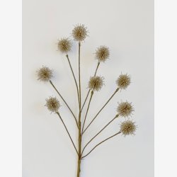 Kunstig blomster 9 grene, champagne