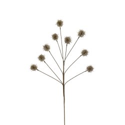 Kunstig blomster 9 grene, champagne