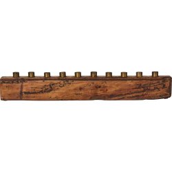 Unika tr lysestage til 7 kertelys