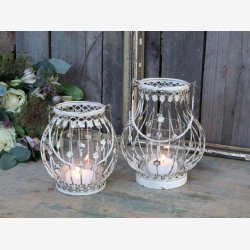 Lanterne med blomster