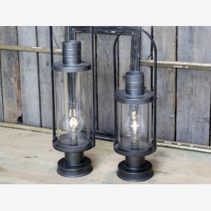Chic Atique stald lanterne incl pre & timer, stor