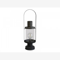 Chic Atique stald lanterne incl pre & timer, stor