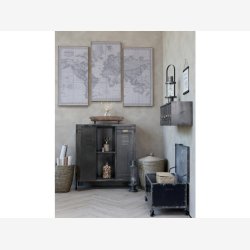 Chic Atique stald lanterne incl pre & timer, stor