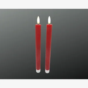 LED Kronelys, st af to stk. Rd