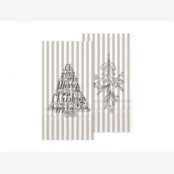 Chic Antique, Serviet med mistelten og juletr, Fransk gr