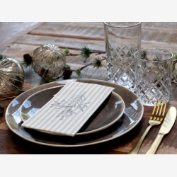 Chic Antique, Serviet med mistelten og juletr, Fransk gr