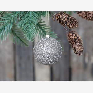 Julekugle, guldglitter