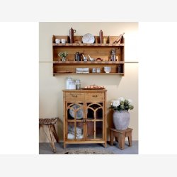 Opbevaringsglas med riller. stor