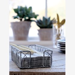 Fil de fer servietholder