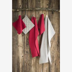 Mynte strikket hndklde, strawberry