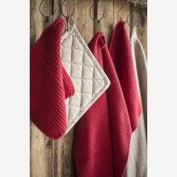 Mynte strikket hndklde, strawberry