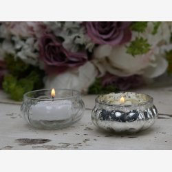 Chic Antique Fyrfadsstage i glas