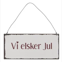 Vi elsker jul skilt