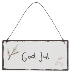 Metalskilt "God Jul"