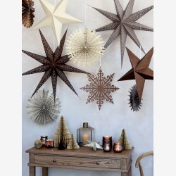 Chic Antique Fyrfadsstage. H 9. � 7,5 cm. Mocca farvet