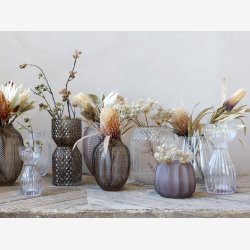 Amaryllis Vase m. riller. Stor