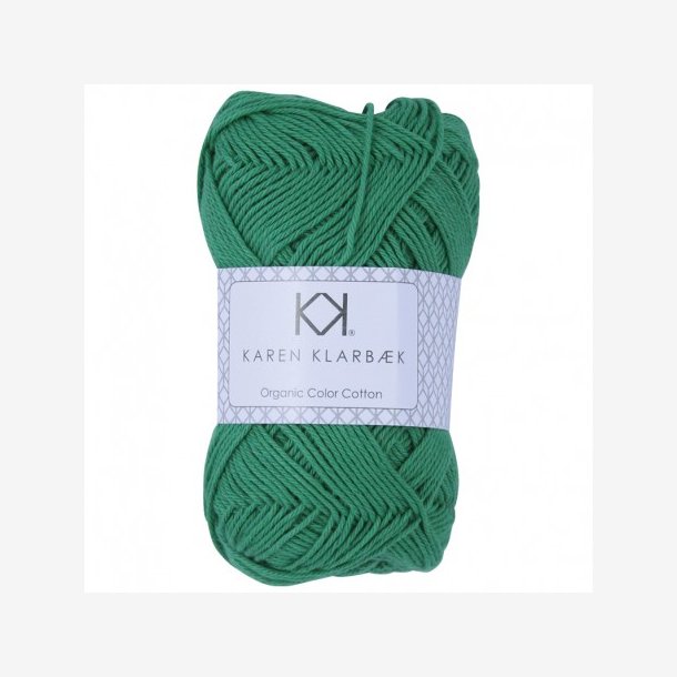 kologisk Bomuldsgarn 8/4, Jolly Green. 50g