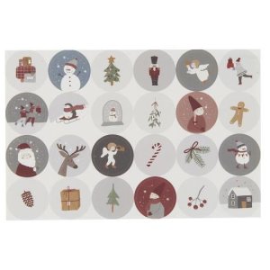 Ark m/24 juleklistermrker.