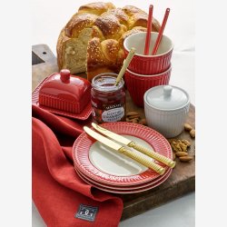 Latte cup Alice Clearet Red