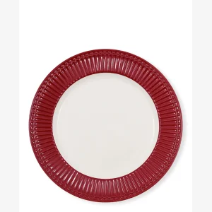 GreenGate Dinner plate Alice claret red