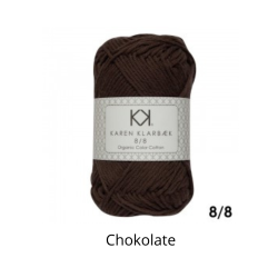kologisk bomuld 8/8, 50g
