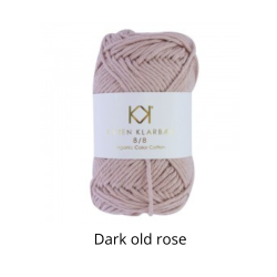 kologisk bomuld 8/8, 50g