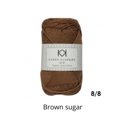 kologisk bomuld 8/8, 50g