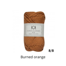 kologisk bomuld 8/8, 50g