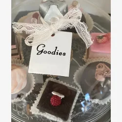 Skilt, emalje "goodies"