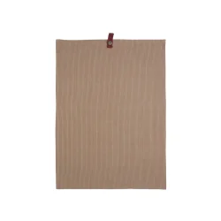 Charlie viskestykke. Hrfarvet med rde striber. 100% bomuld