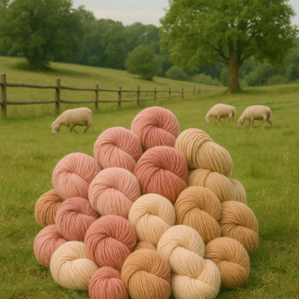 Pure organic wool fra Karen Klarbk