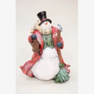 Snemand Bob m. fuglehus og kost